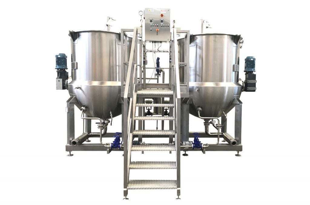 Cooking kettle for sauces and tomato puree production InoxFer