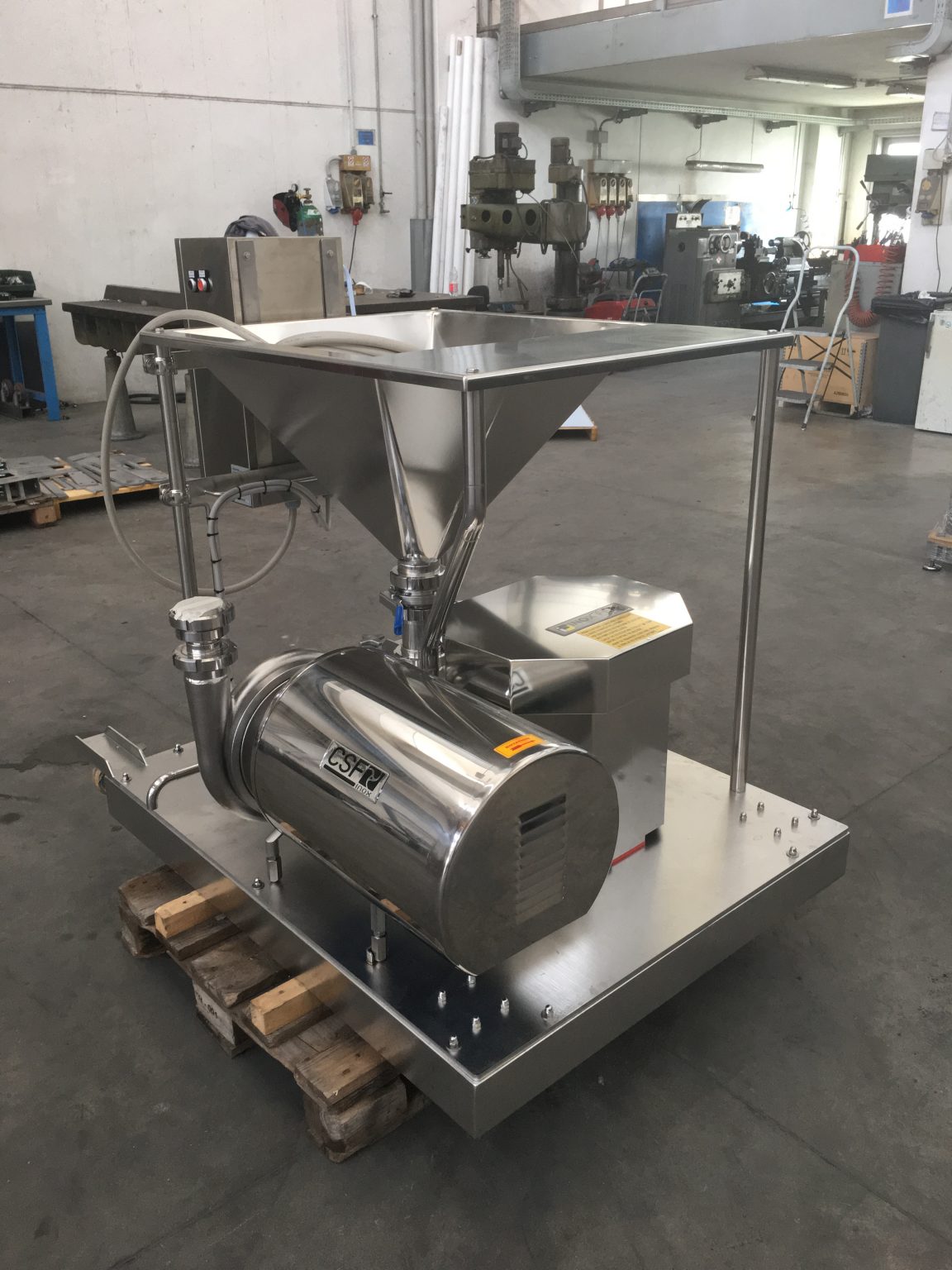 Dispersion of starch and additives with InoxFer Mixers