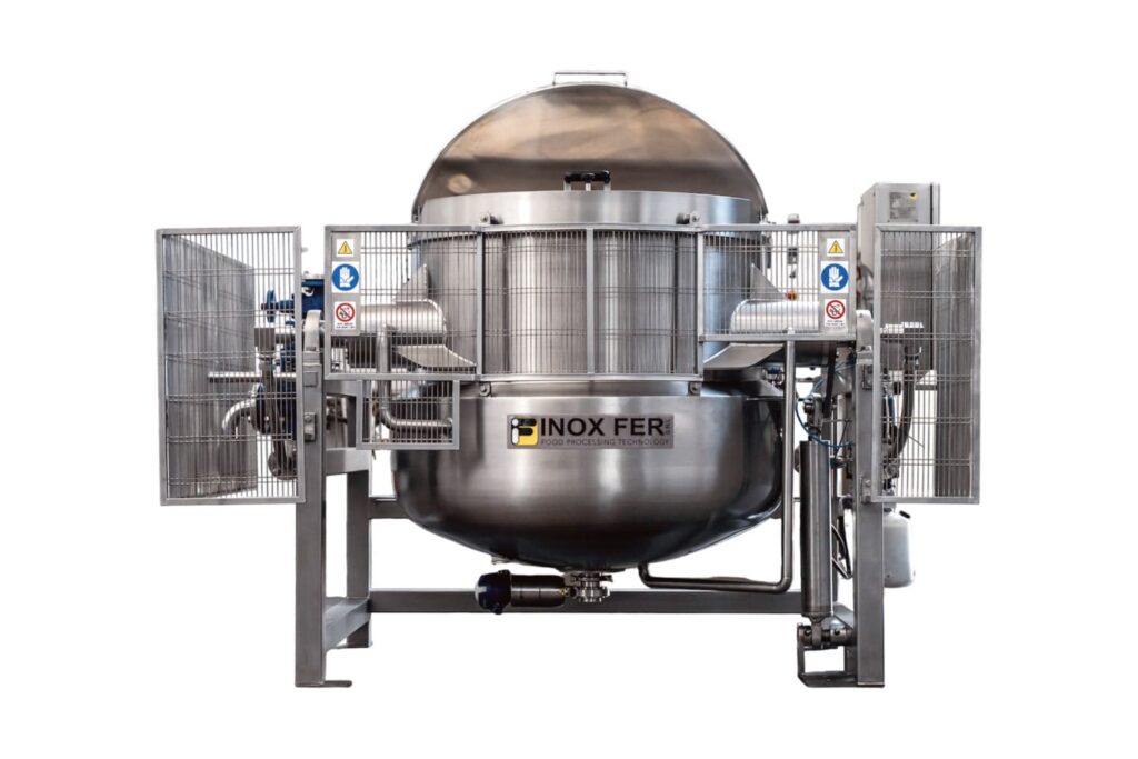 Industrial process steam jacketed kettle