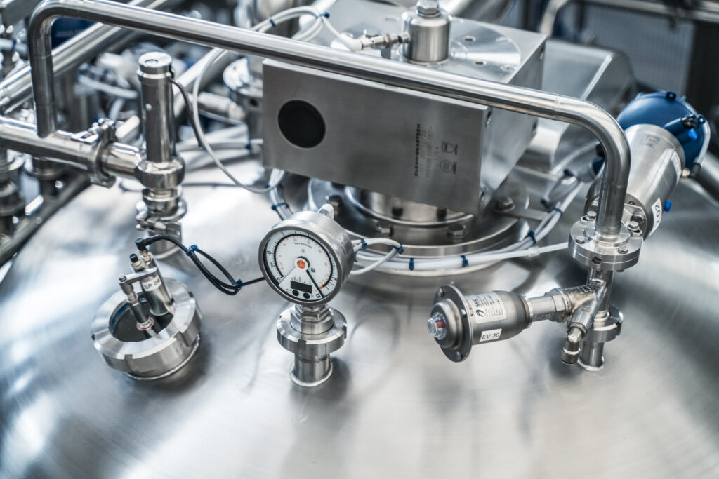 Industrial automation system for food processing with sensors, inverters, and real-time performance monitoring