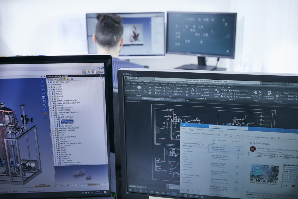 3D modeling and simulation of custom food processing equipment