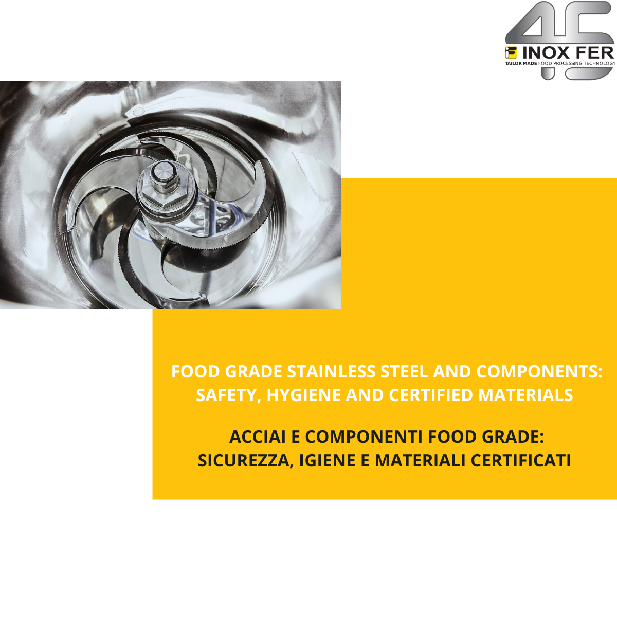 acciai e componenti food grade