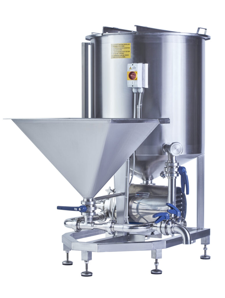 DR mixing system with venturi effect