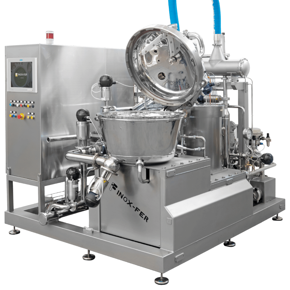 Industrial cooker for the production of sauces and food spreads