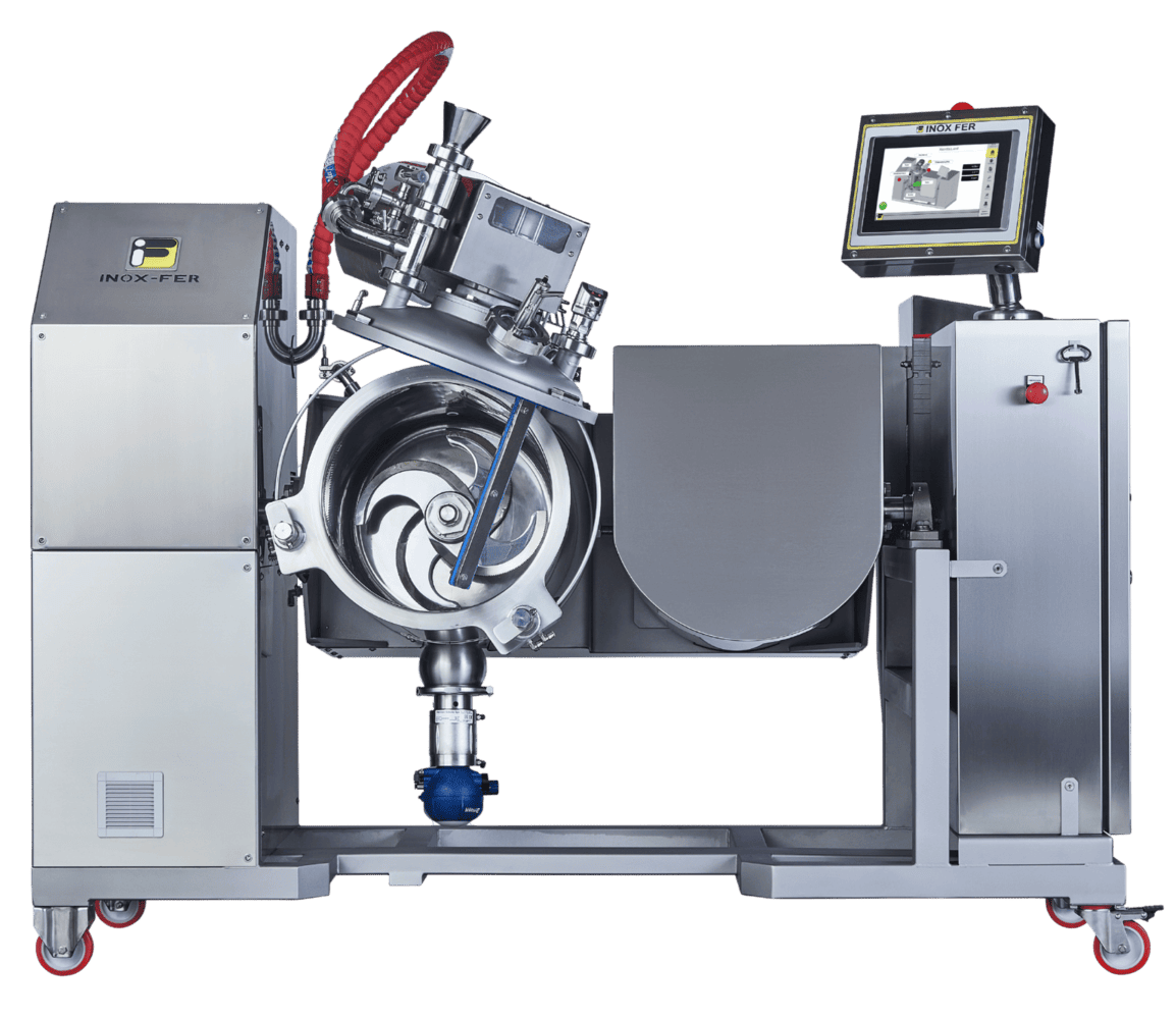 Vista frontale cuocitore procut easy con coperchio aperto ribaltato