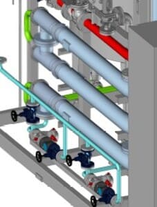 gruppo preparazione acqua surriscaldata
