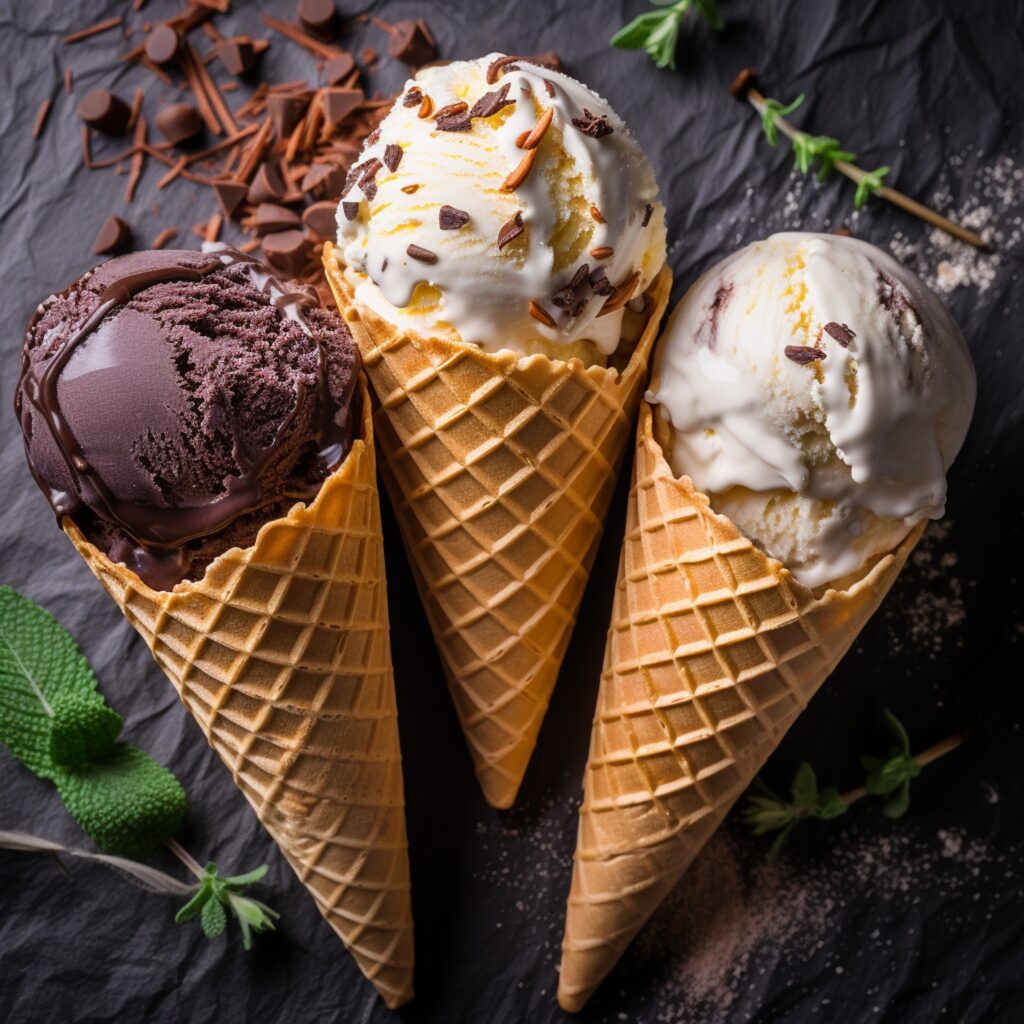 Industrial Ice Cream Production