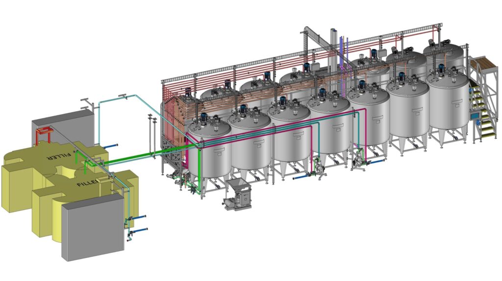 Impianto industriale su misura per ottimizzazione layout produttivo