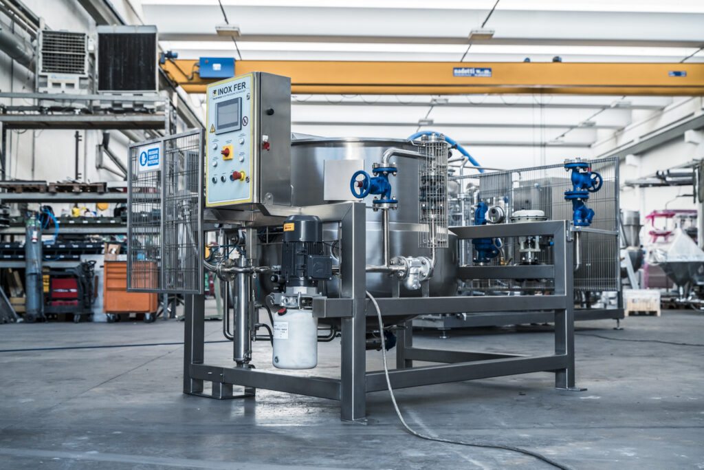 Attrezzature in pressione PED per impianti industriali alimentari
