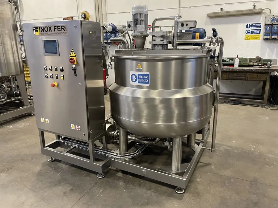 Bacinella di cottura custom per alimenti viscosi