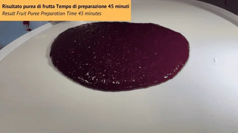 Marmellata ai frutti di bosco con il cuocitore industriale