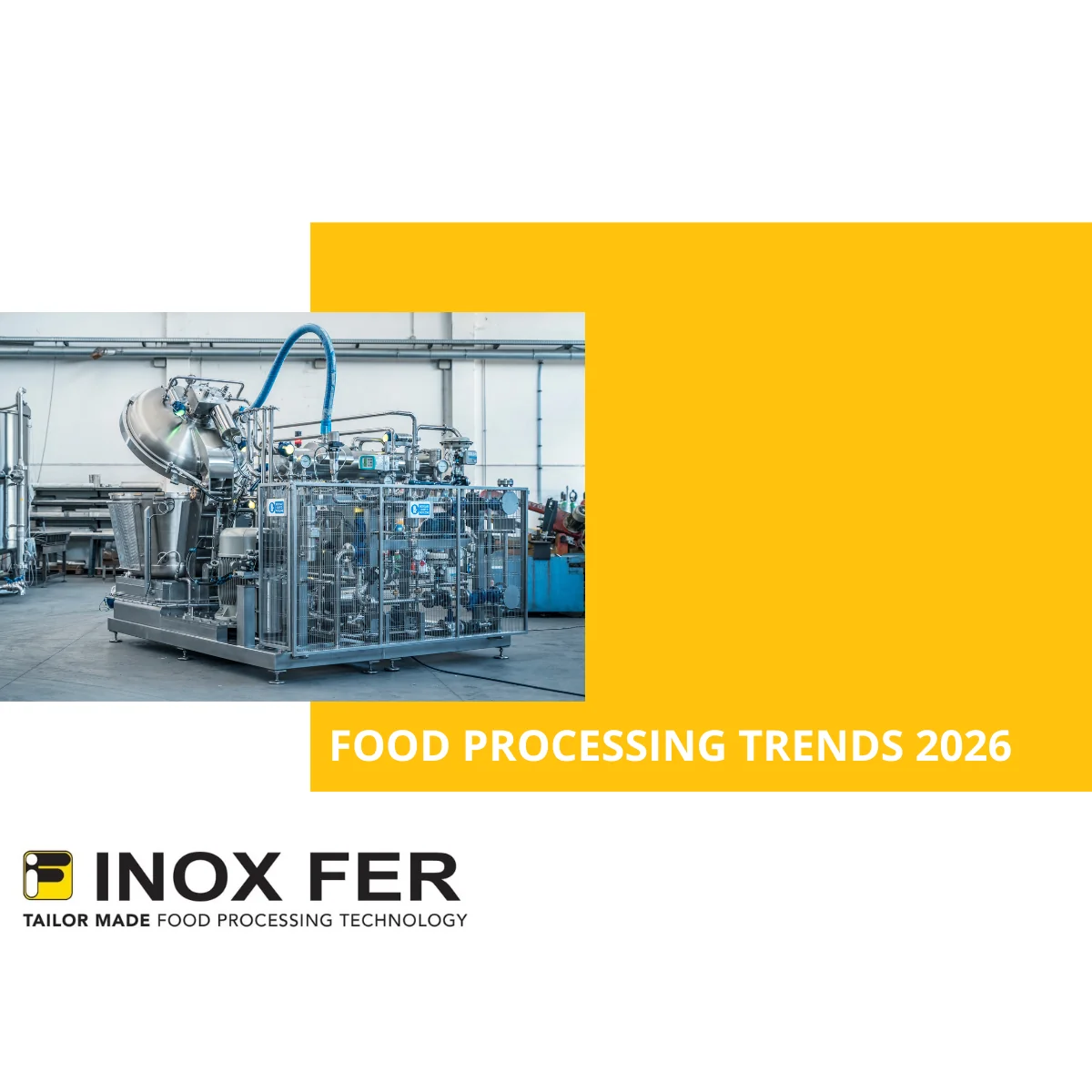 trend 2026 del food processing: automazione avanzata, tracciabilità e igienizzazione smart per impianti alimentari efficienti e sicuri.
