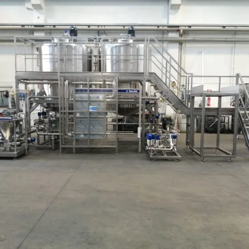 impianto per la produzione miscele di gelato