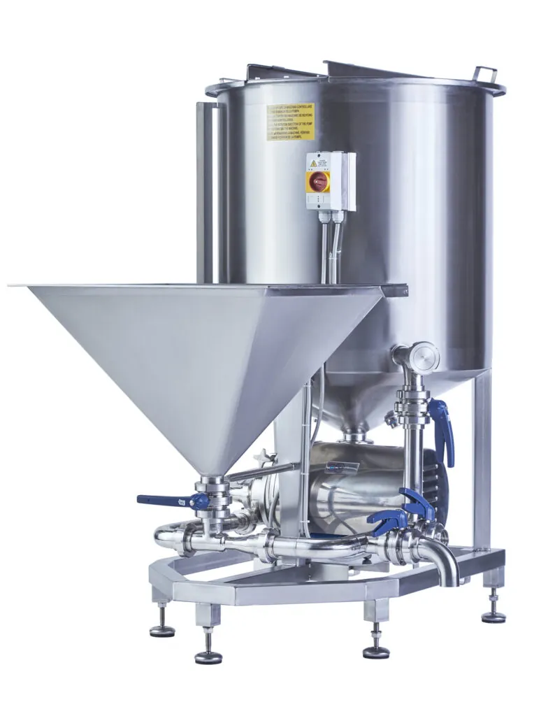 DR mixing system with venturi effect